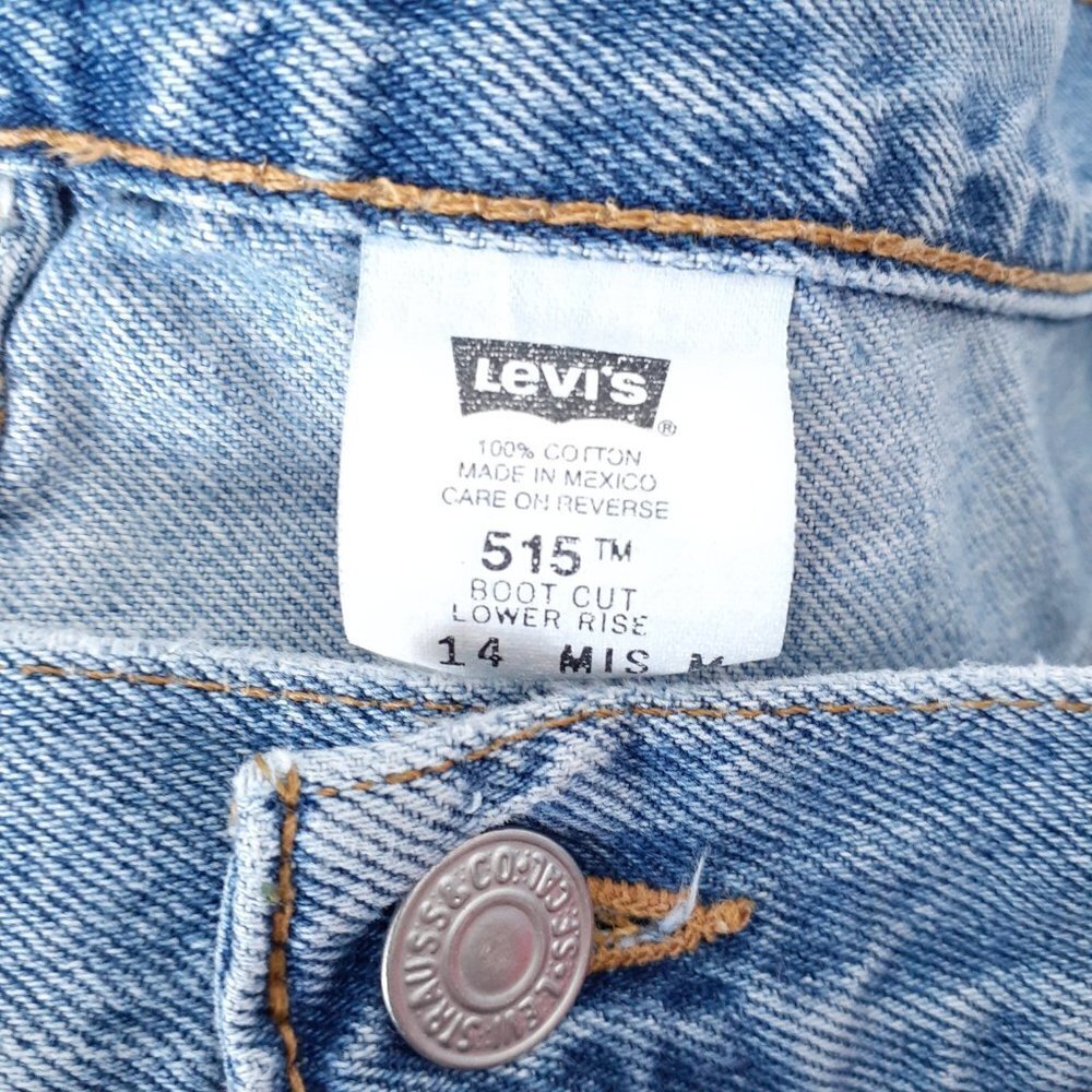 Levis 515 Womens Jeans Sz 14 Boot Cut 598A - Picture 3 of 4